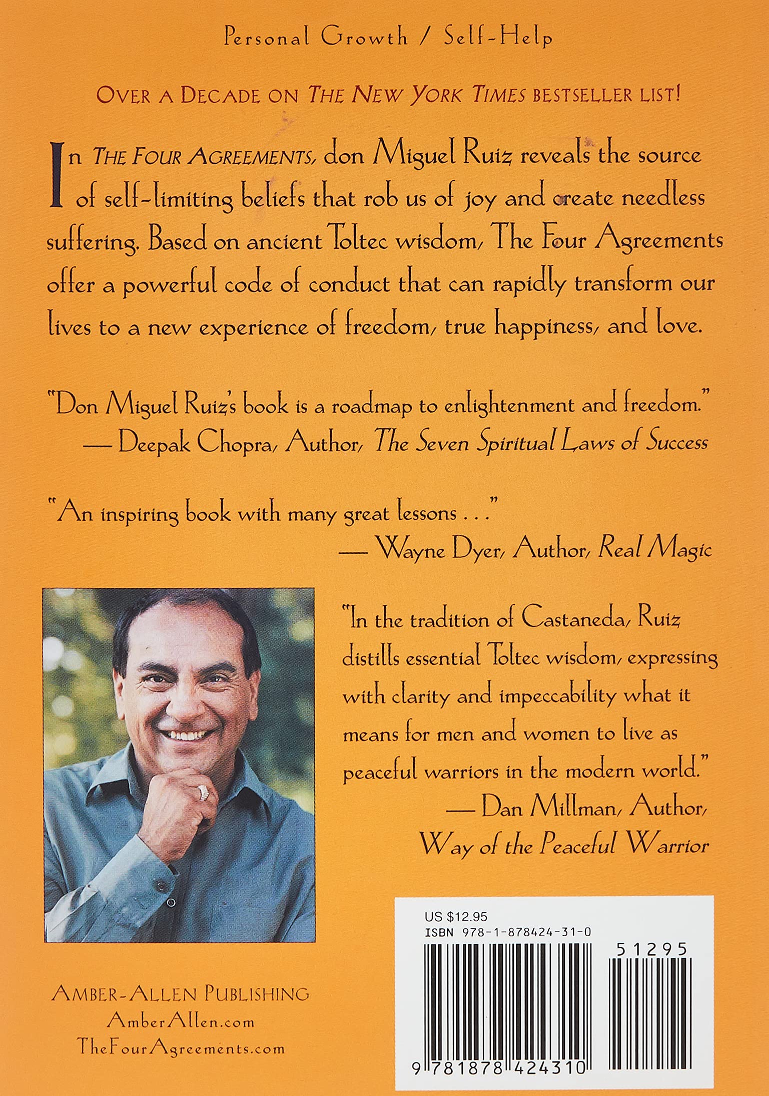 The Four Agreements: A Practical Guide to Personal Freedom || Don Miguel-Ruiz (Paperback)