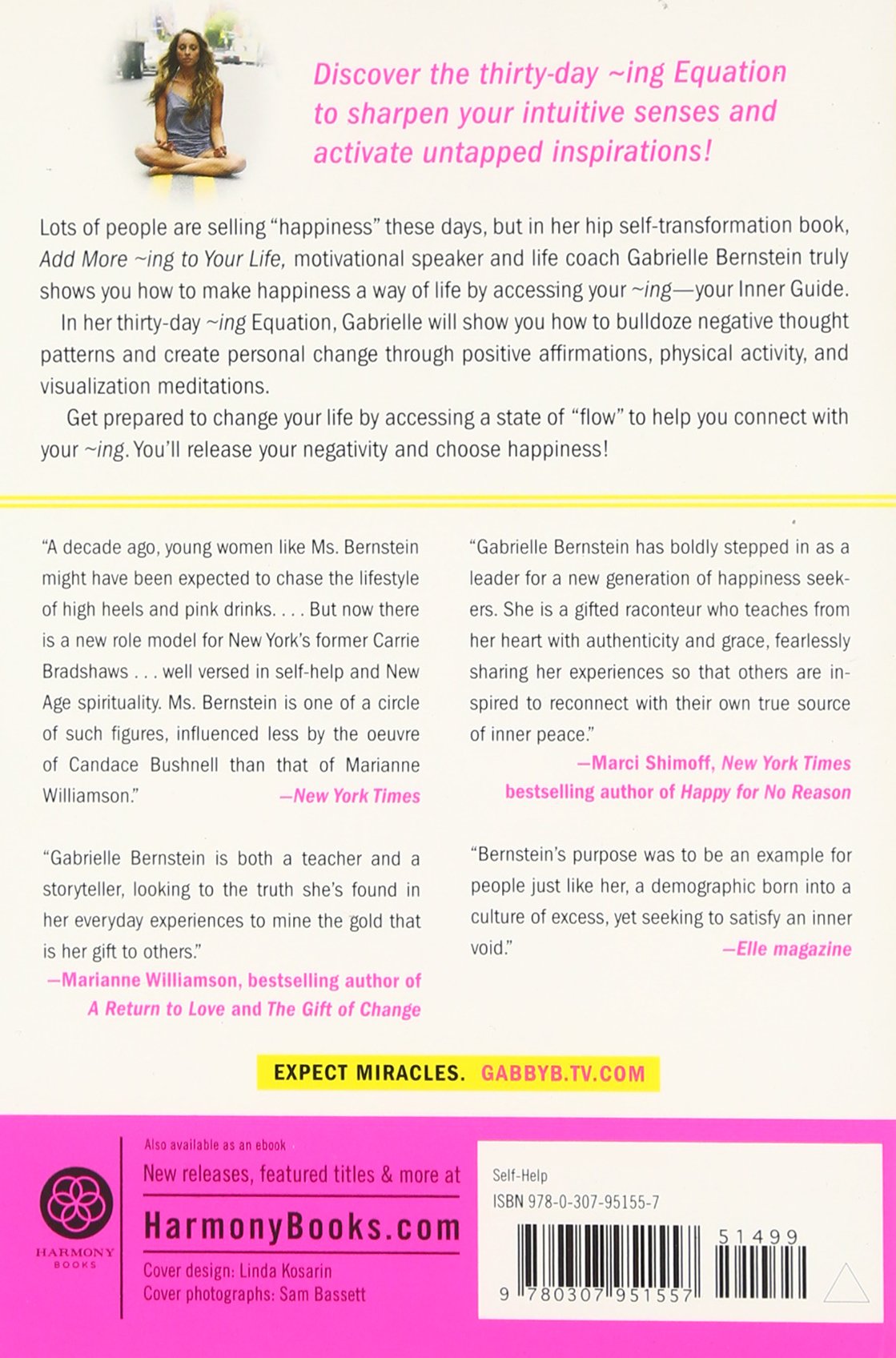 Add More Ing to Your Life: A Hip Guide to Happiness || Gabrielle Bernstein (Paperback)