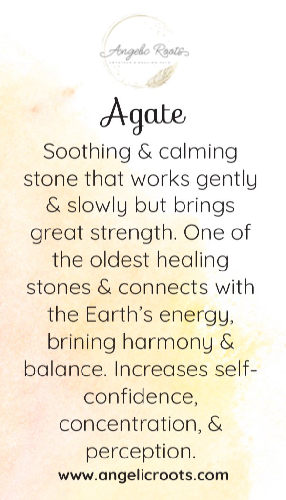 Agate Crystal Card