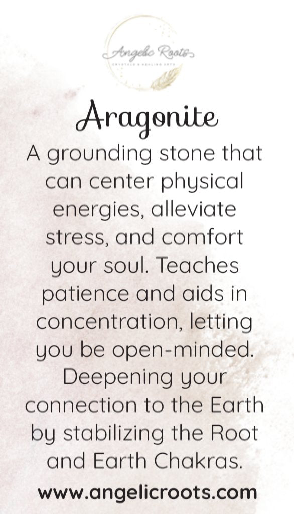 Aragonite Crystal Card