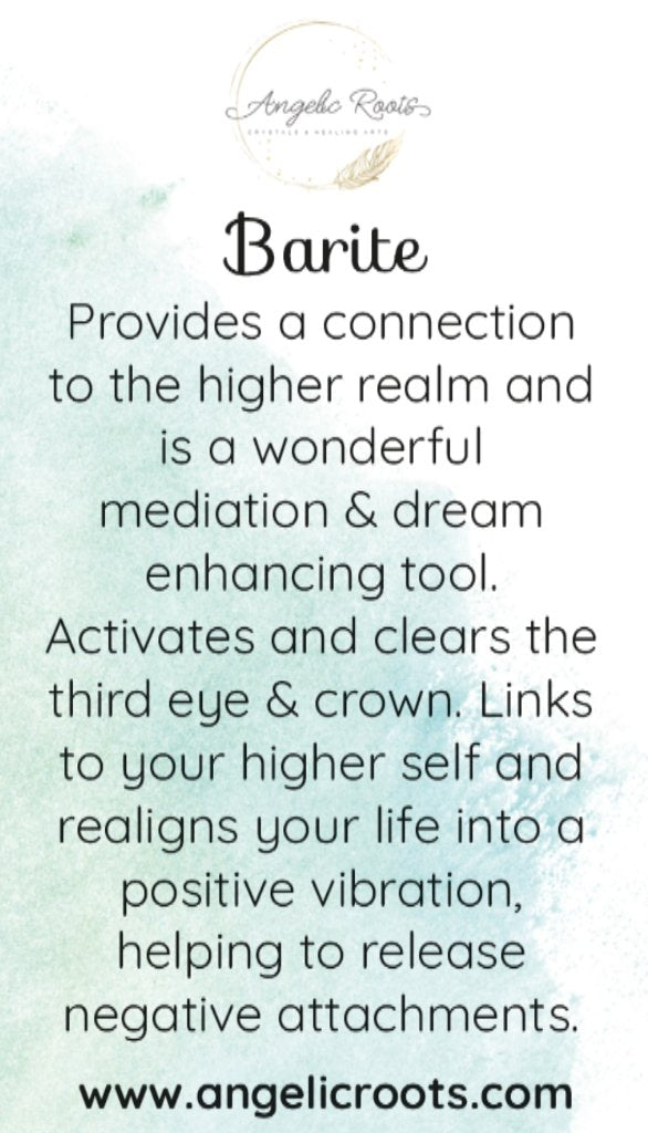 Barite Crystal Card