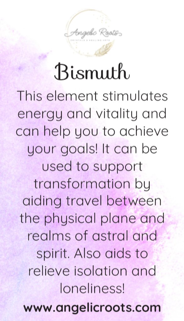 Bismuth Crystal Card