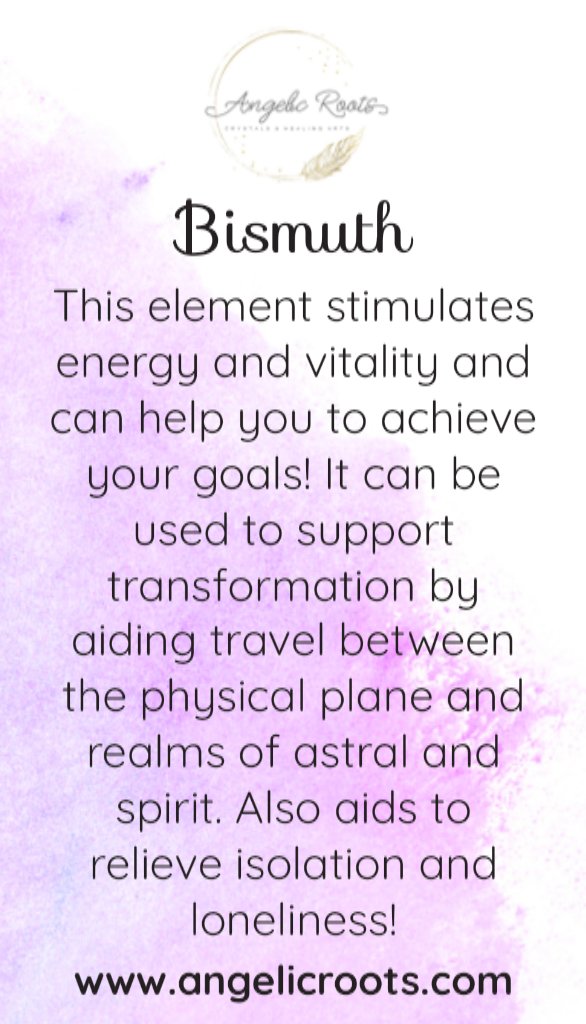 Bismuth Crystal Card