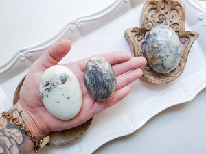 Dendritic Opal Palm Stone