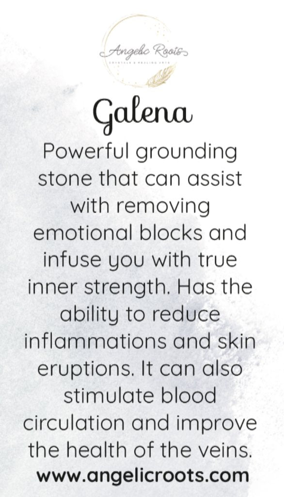 Galena Crystal Card