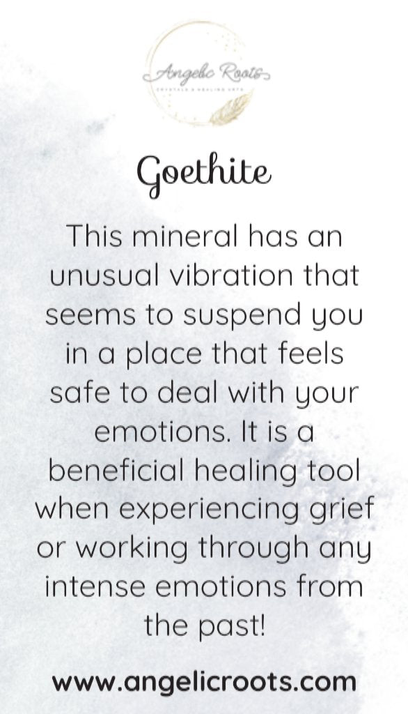 Goethite Crystal Card