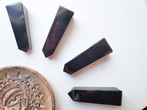 Gold Sheen Obsidian Point