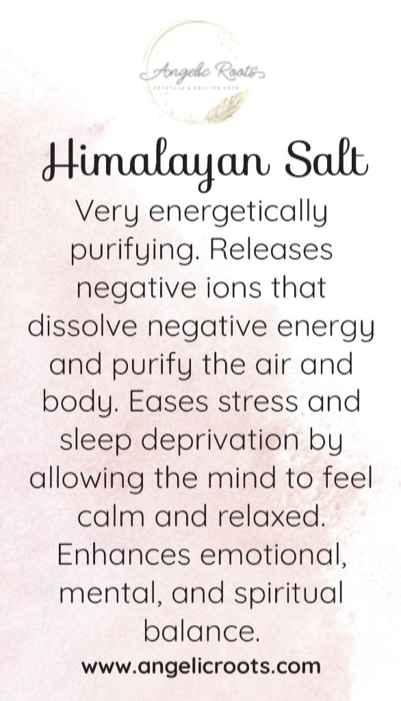 Himalayan Salt Crystal Card