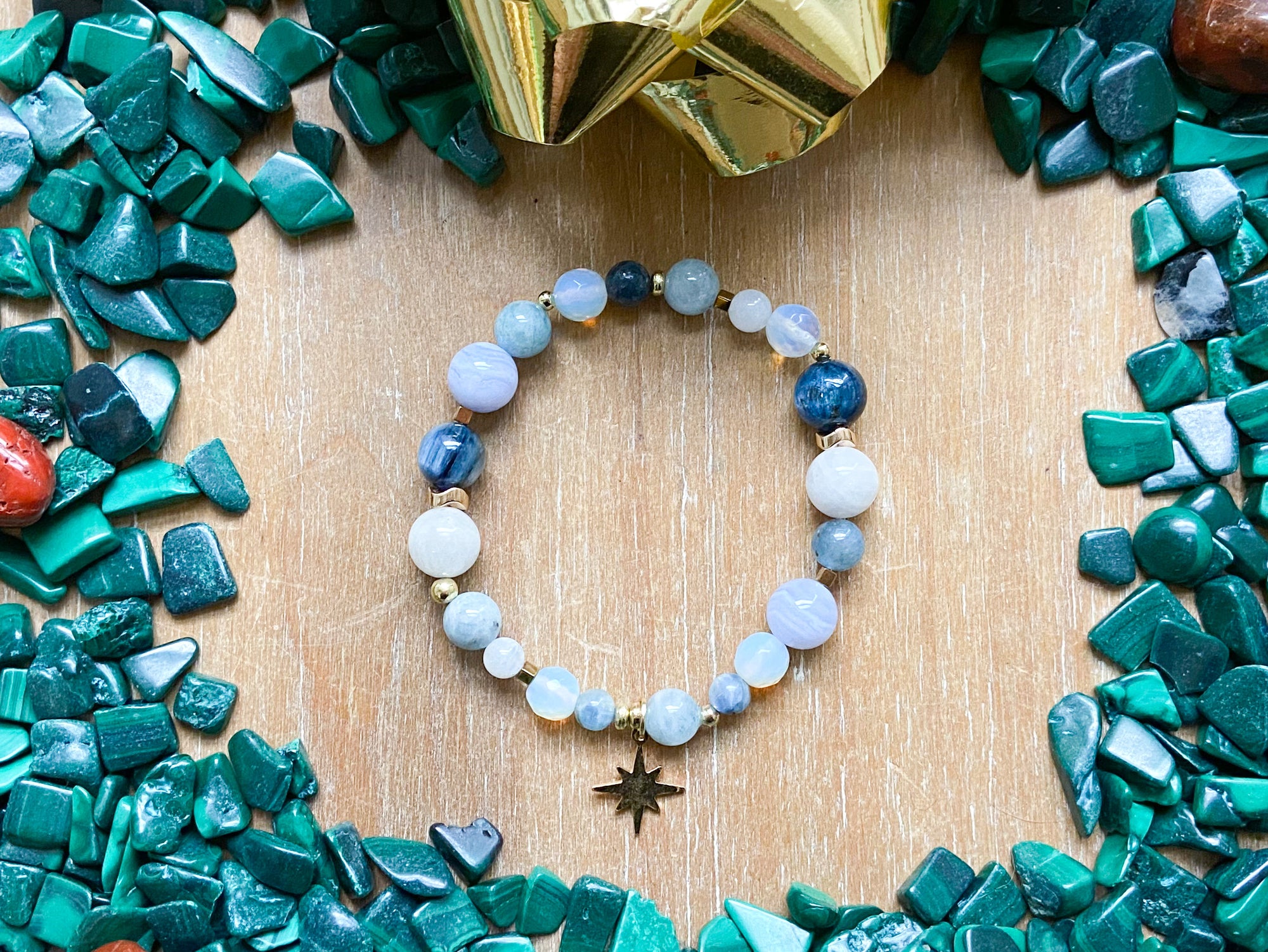 Holiday Collection || Blue Winter Bracelet || Reiki Infused