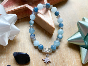 Holiday Collection || Aquamarine, Labradorite & Kyanite || Reiki Infused