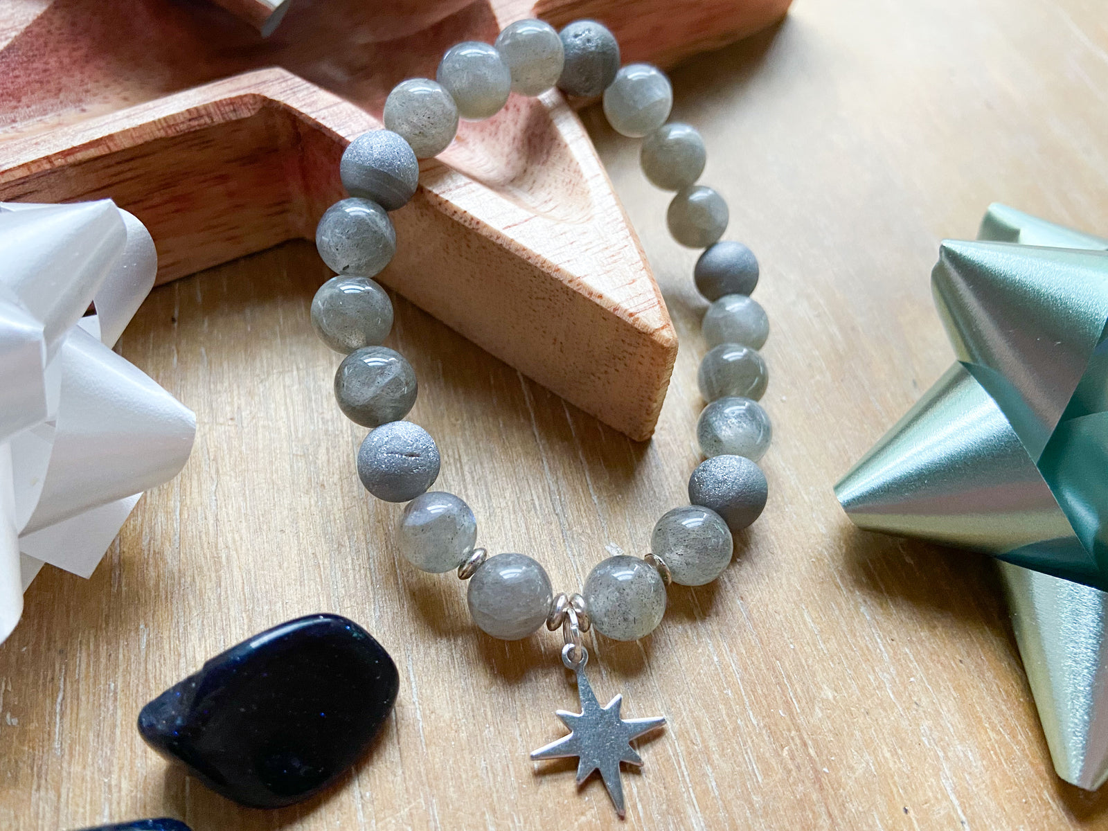 Holiday Collection || Labradorite & Druzy Quartz || Reiki Infused