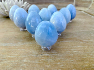 Blue Calcite Egg