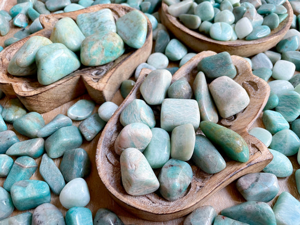Amazonite Tumbled Stone - Angelic Roots