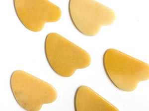 Crystal Gua Sha - Yellow Jasper