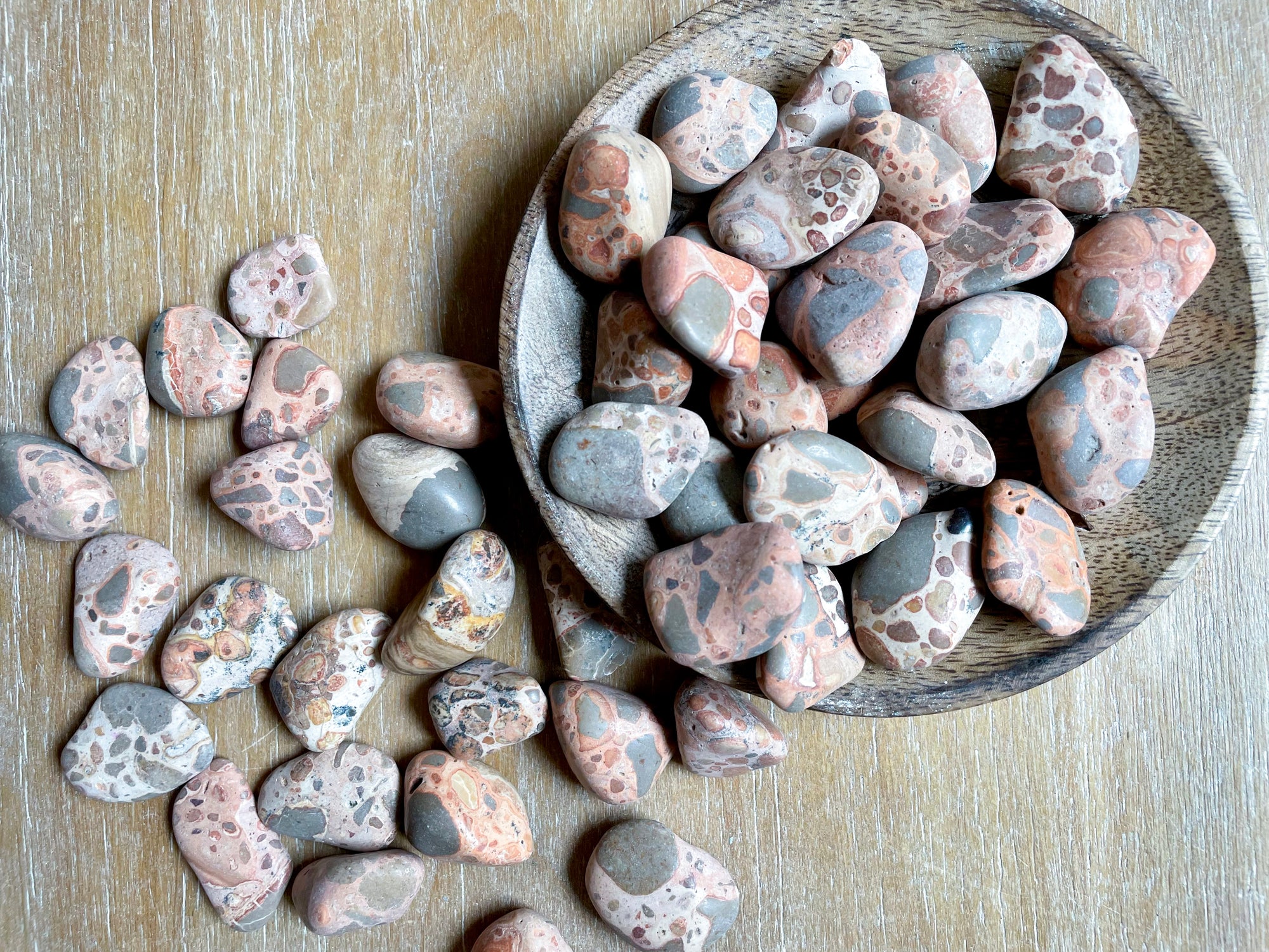 Brown Rhyolite Tumbled Stone