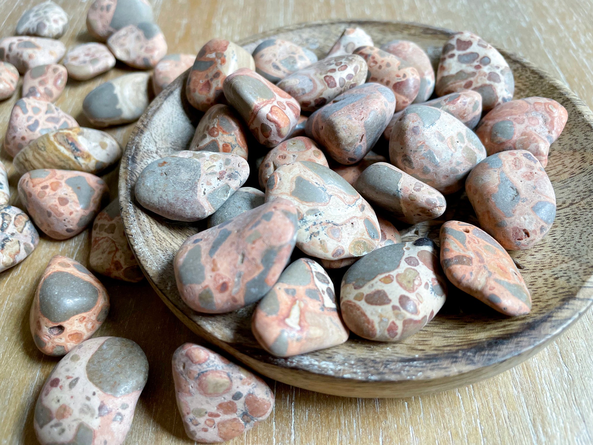 Brown Rhyolite Tumbled Stone