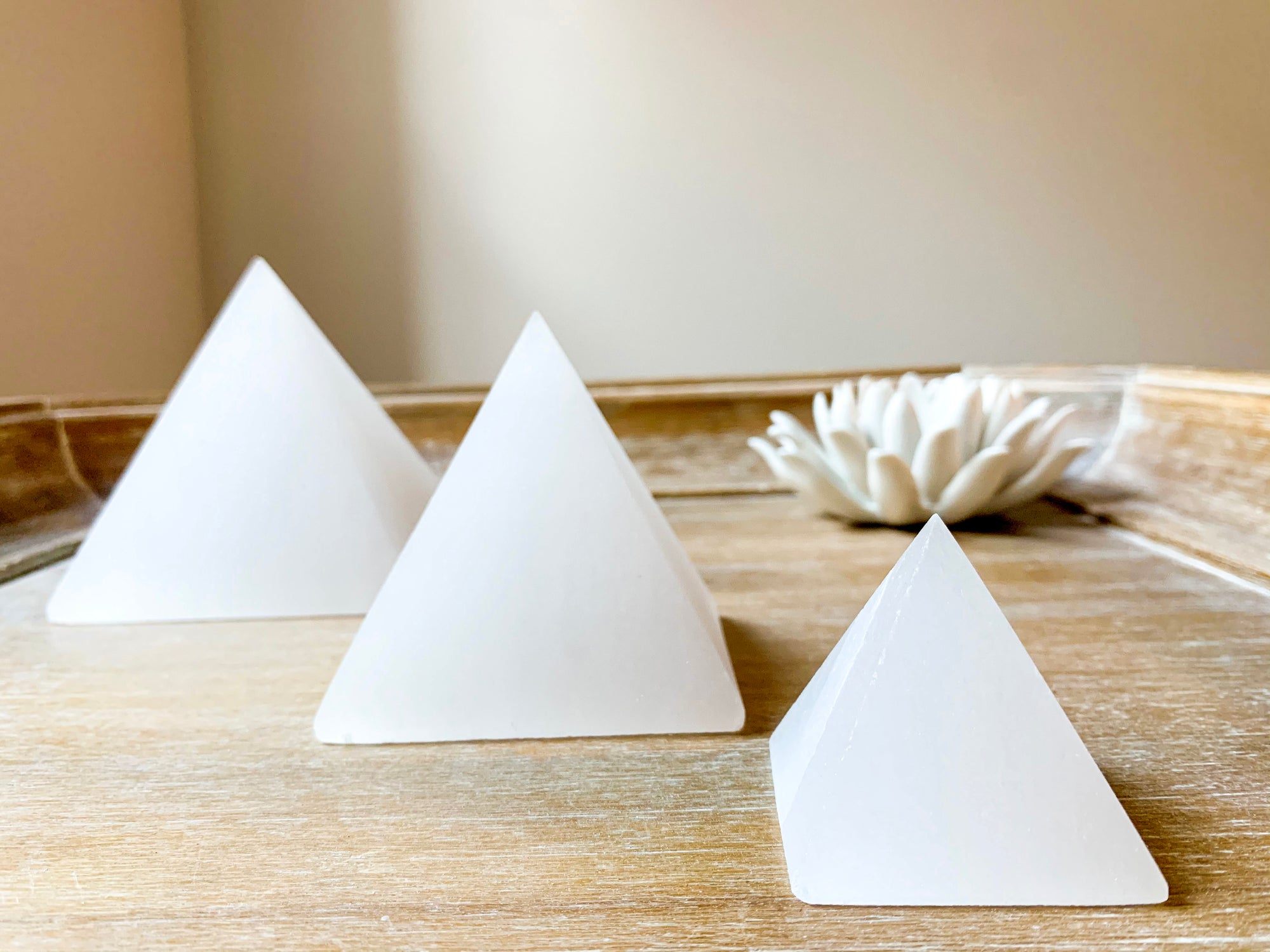 Selenite Pyramid