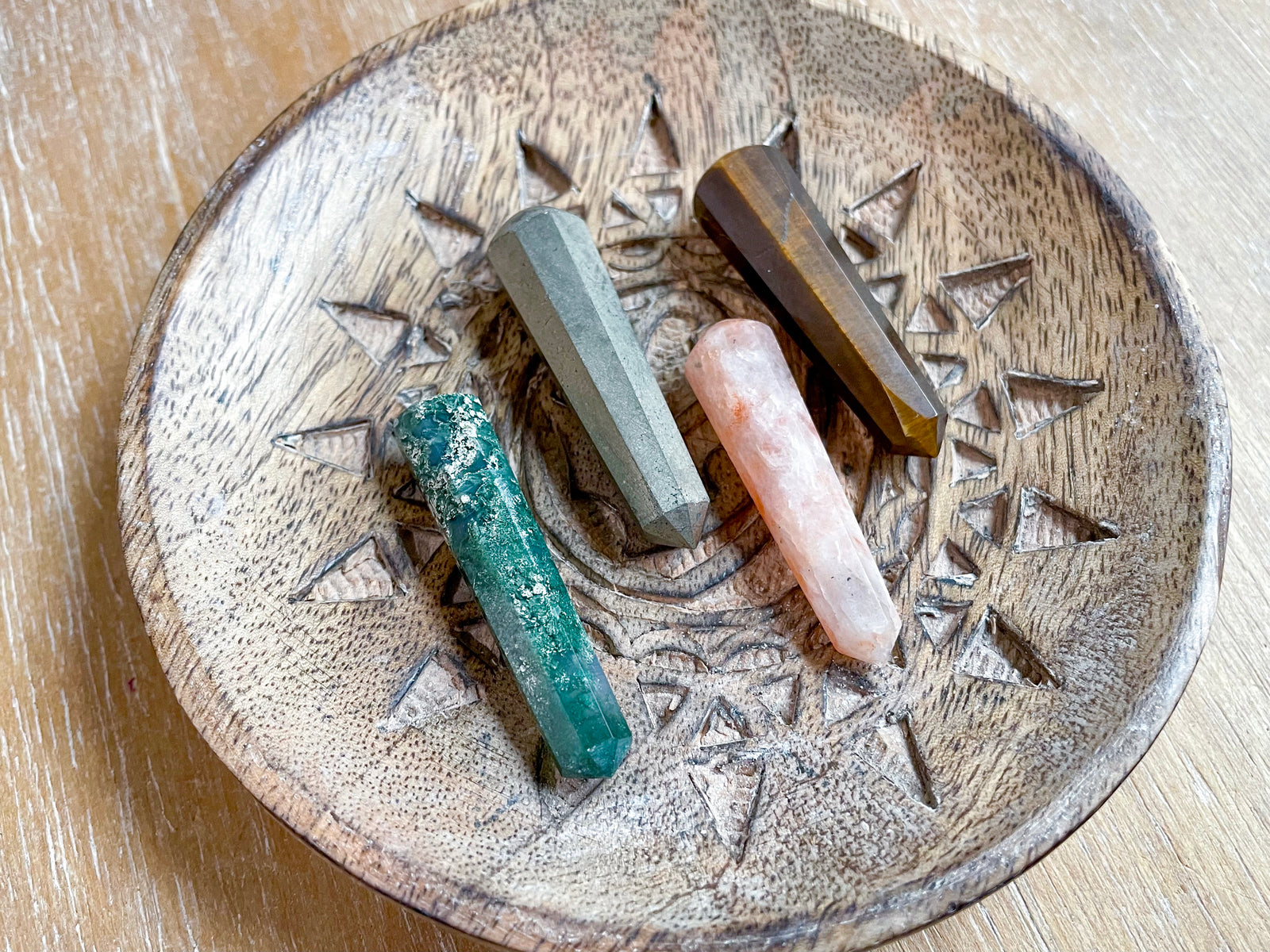 Crystal Double Terminated Wand || Mini