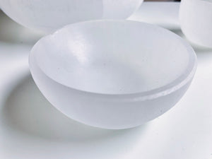 Selenite Round Bowl