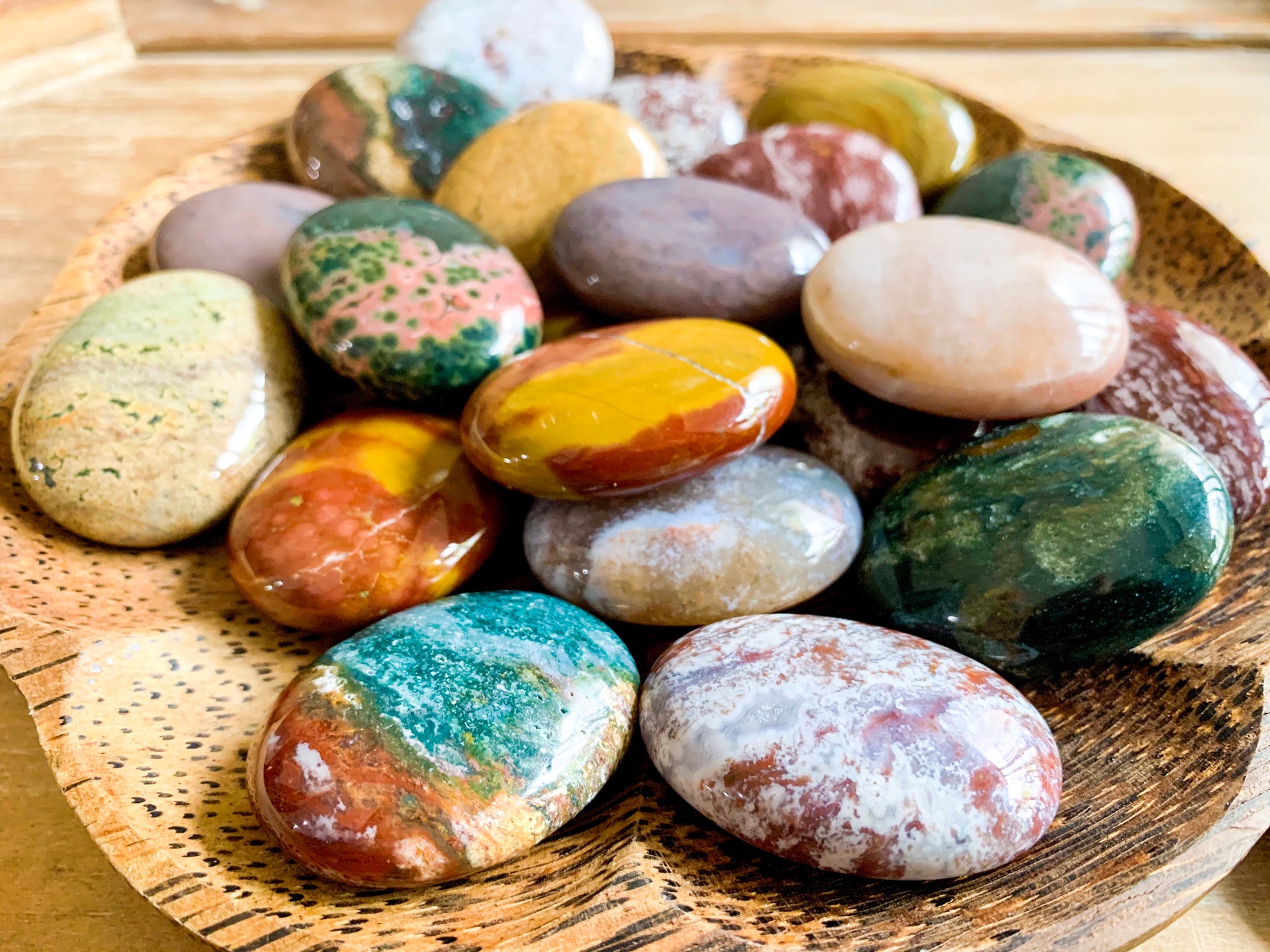 Ocean Jasper Palm Stone