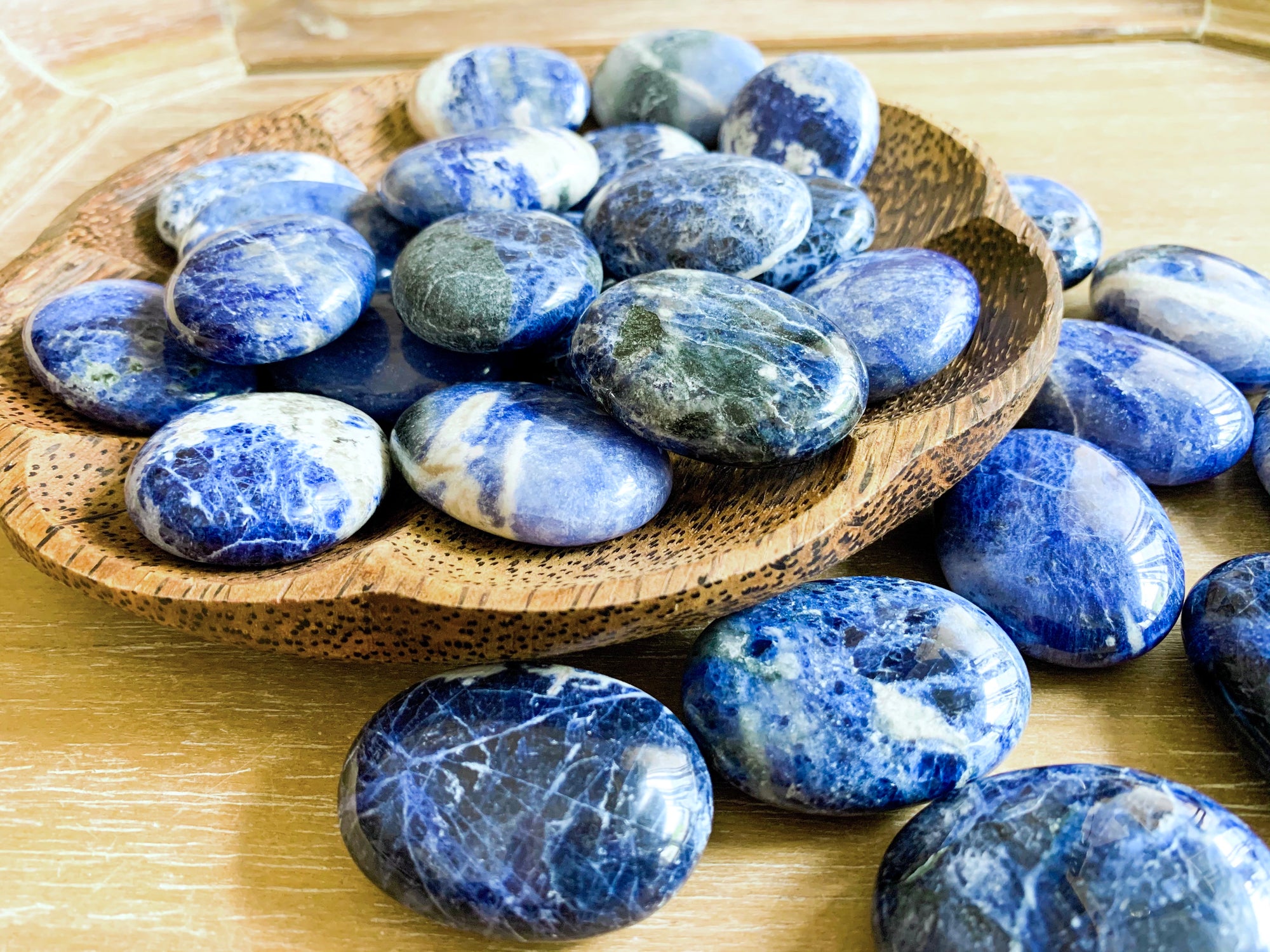 Sodalite Palm Stone