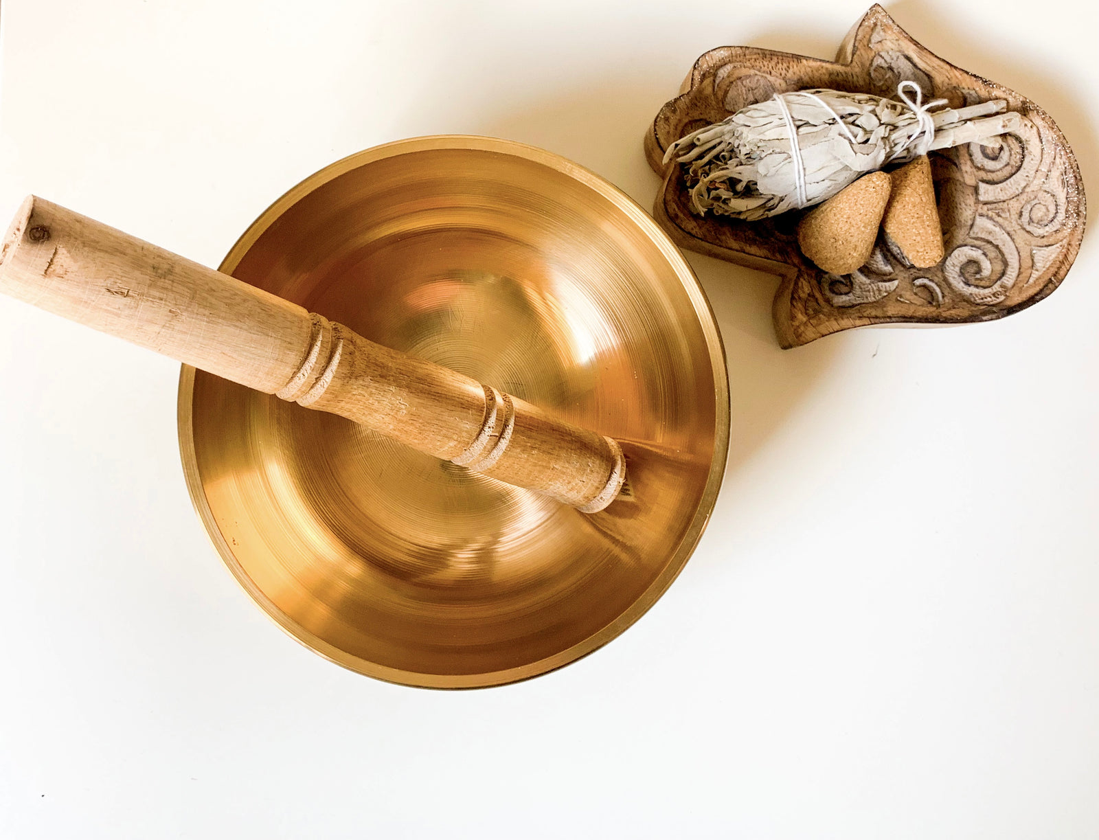 Brass Singing Bowl || 6 inch