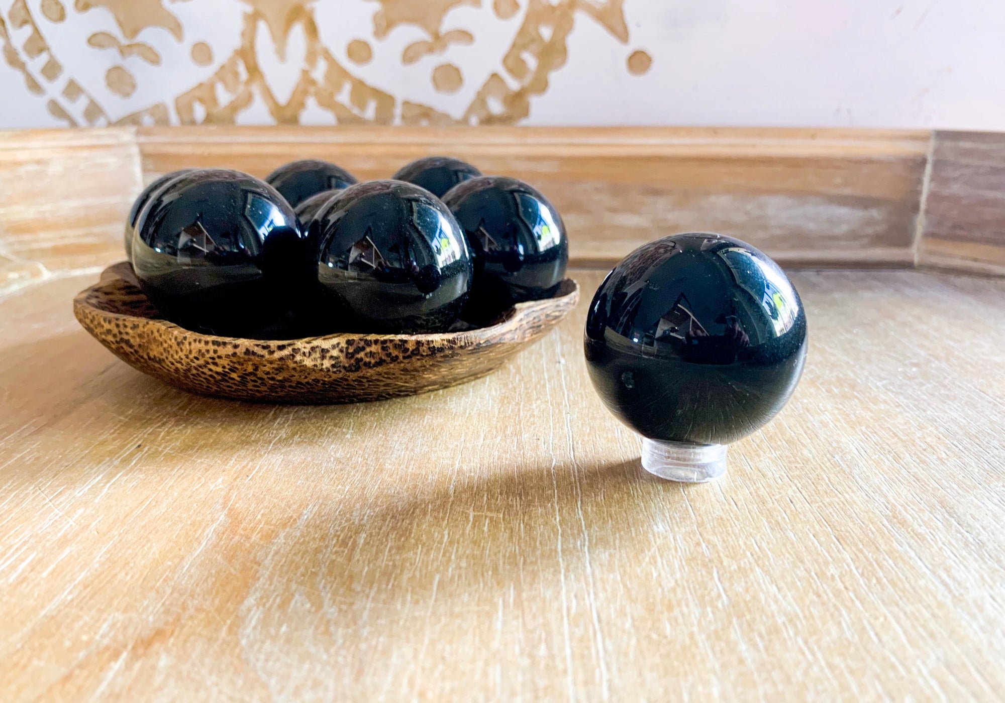 Black Obsidian Sphere