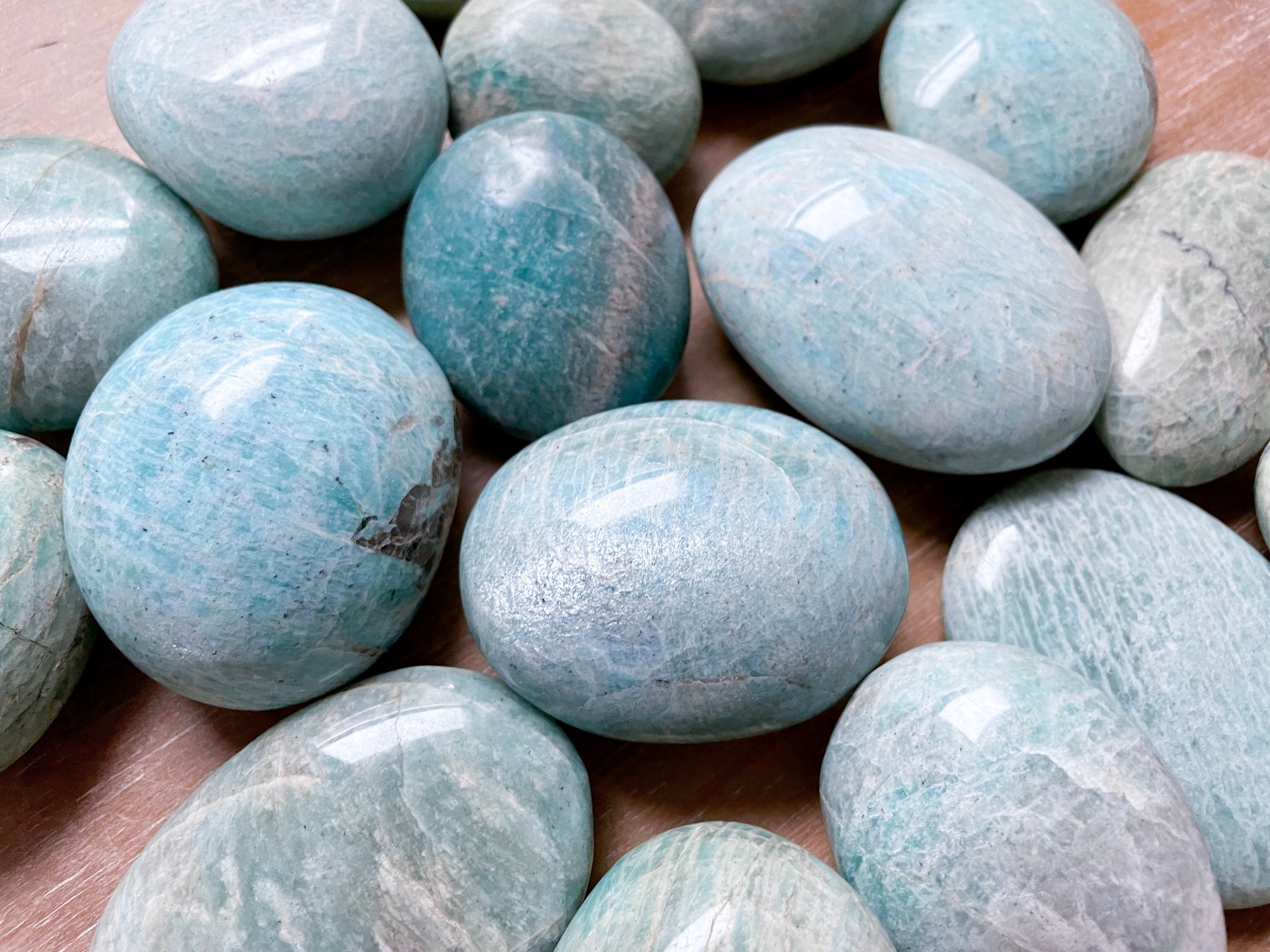 Amazonite Palm Stone