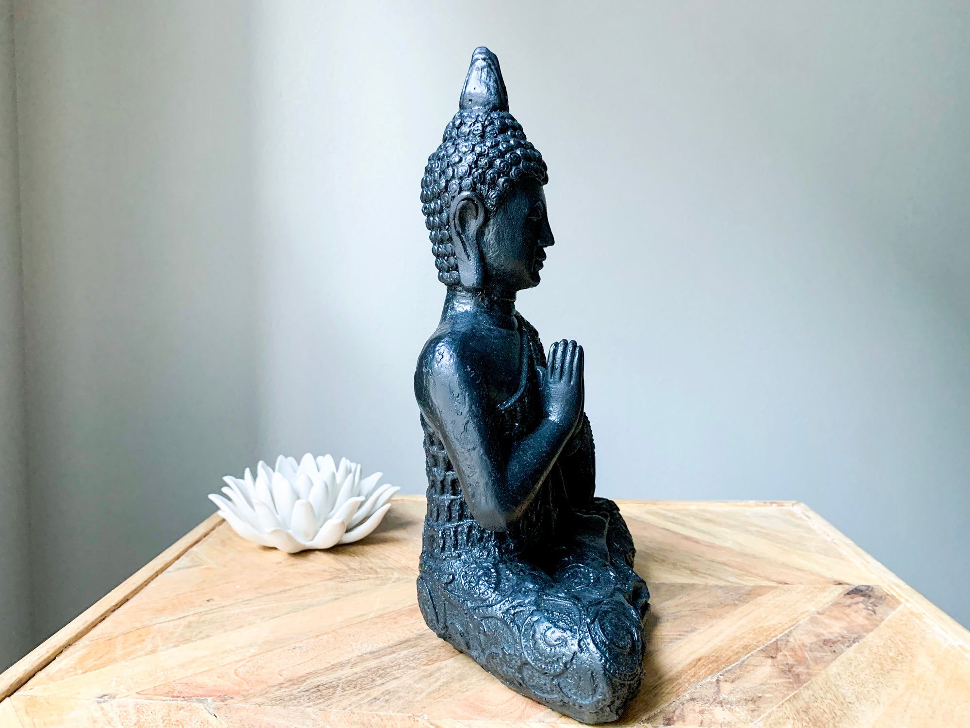 Shungite Buddha Statue - Extra Large