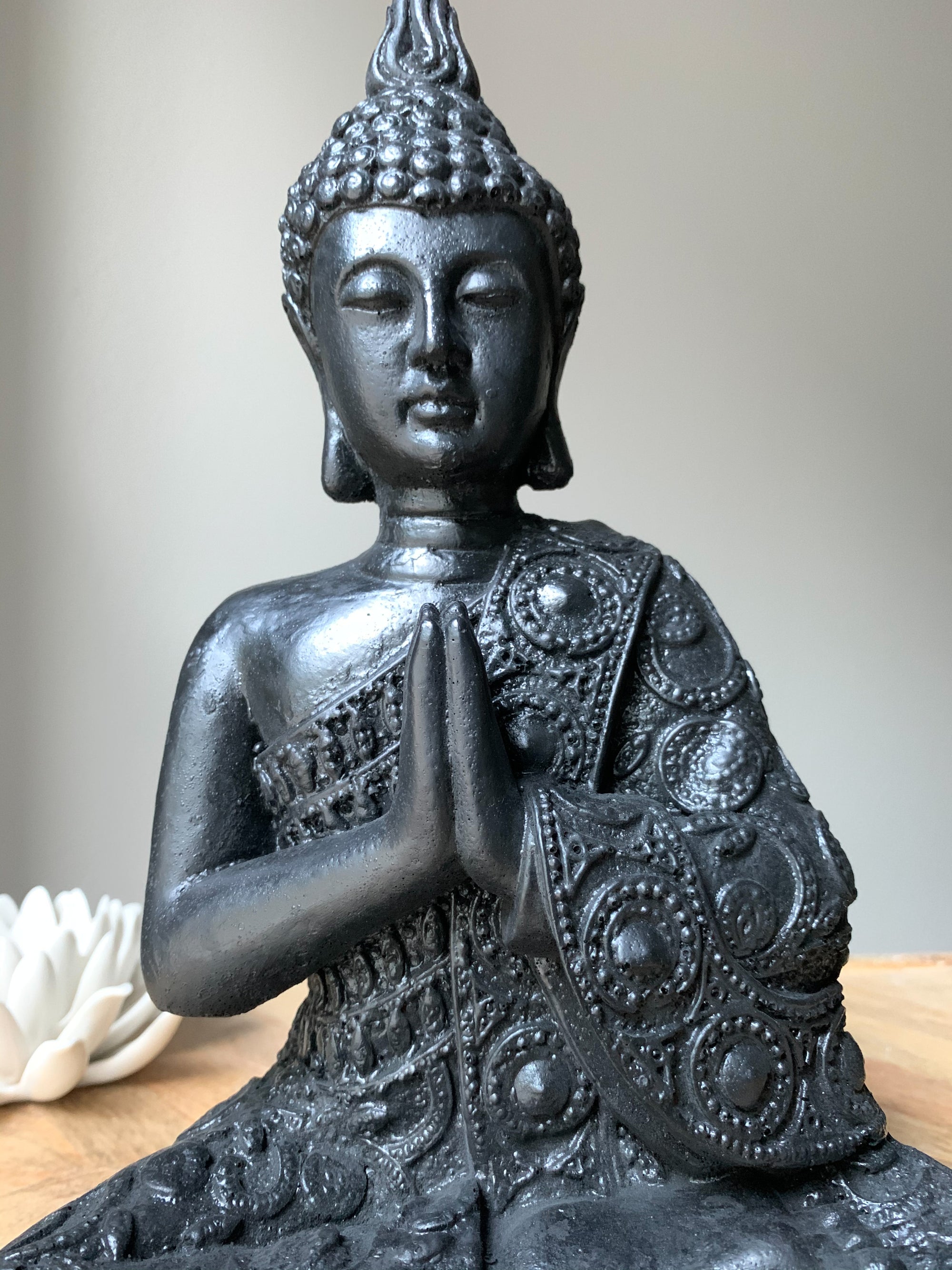 Shungite Buddha Statue - Extra Large