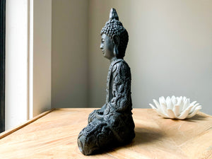 Shungite Buddha Statue - LargeShungite Buddha Statue - Large