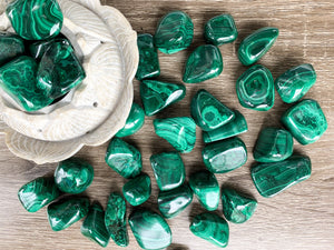 Malachite Tumbled Stone