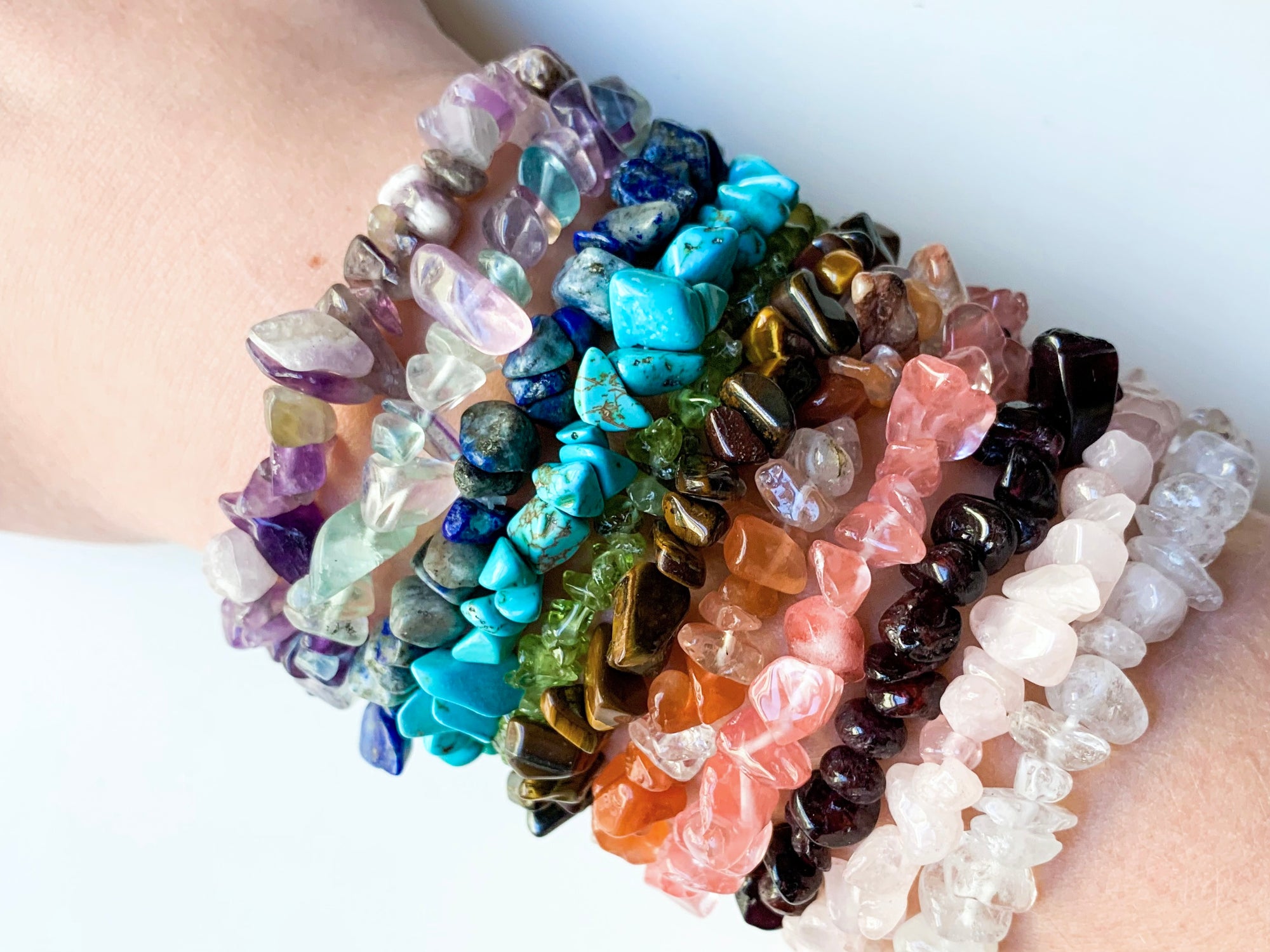 Crystal Chip Bracelet