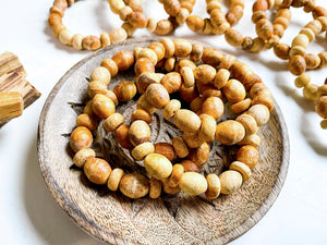 Palo Santo Wood Bracelet || Mixed Bead Peru