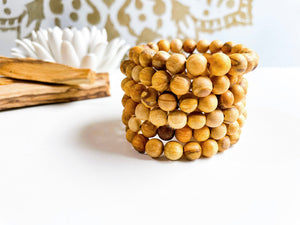 Palo Santo Wood Bracelet || 8mm Peru