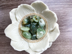 Prehnite Tumbled Stone