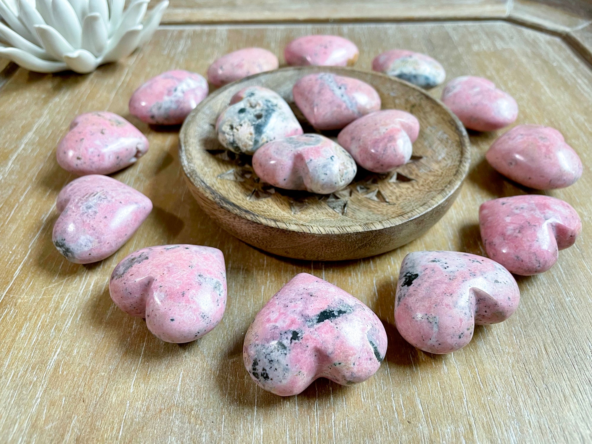 Rhodonite Heart