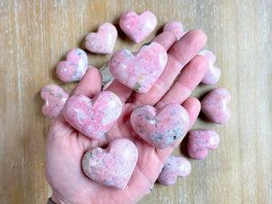 Rhodonite Heart