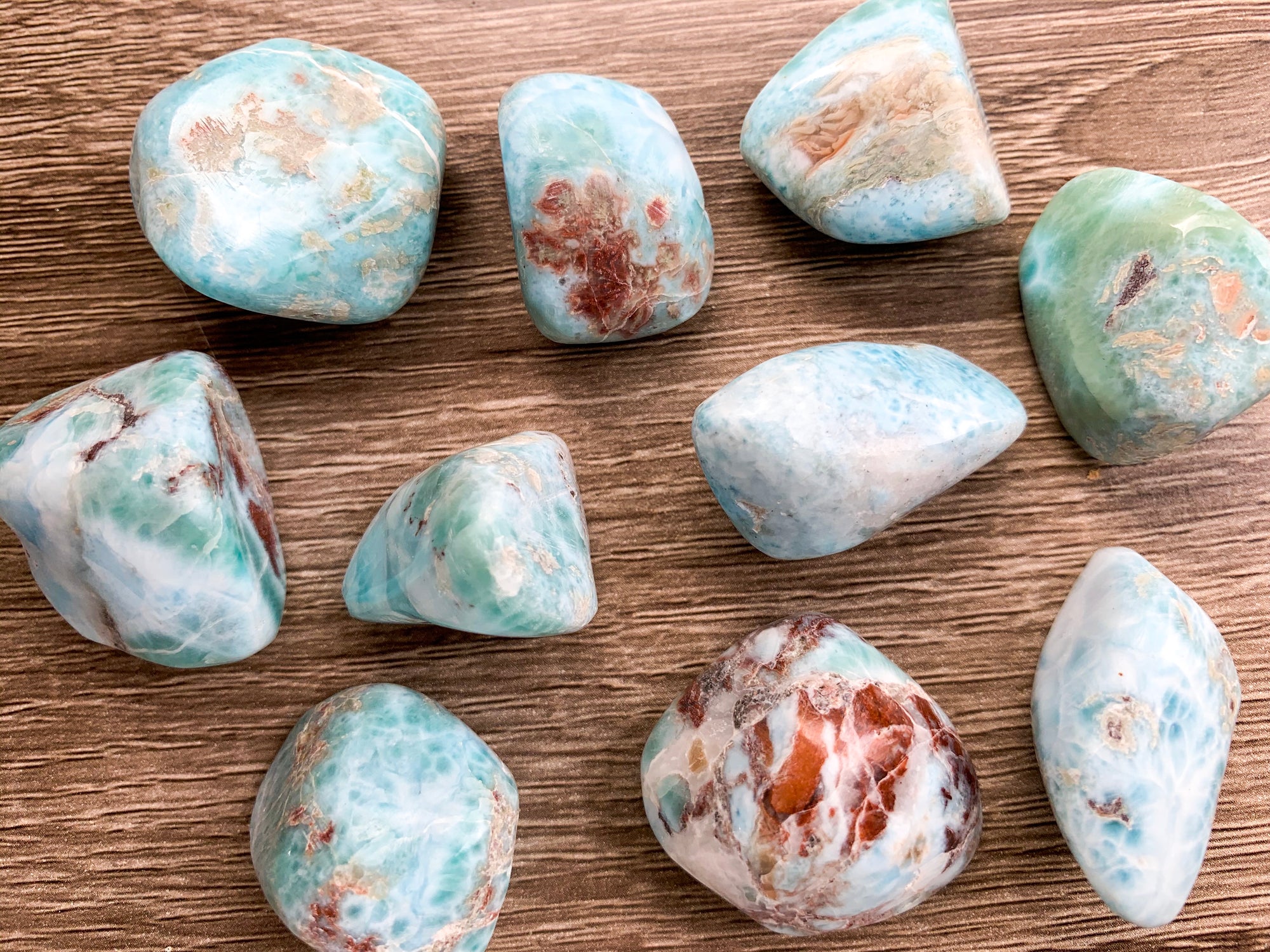 Larimar Tumbled Stone