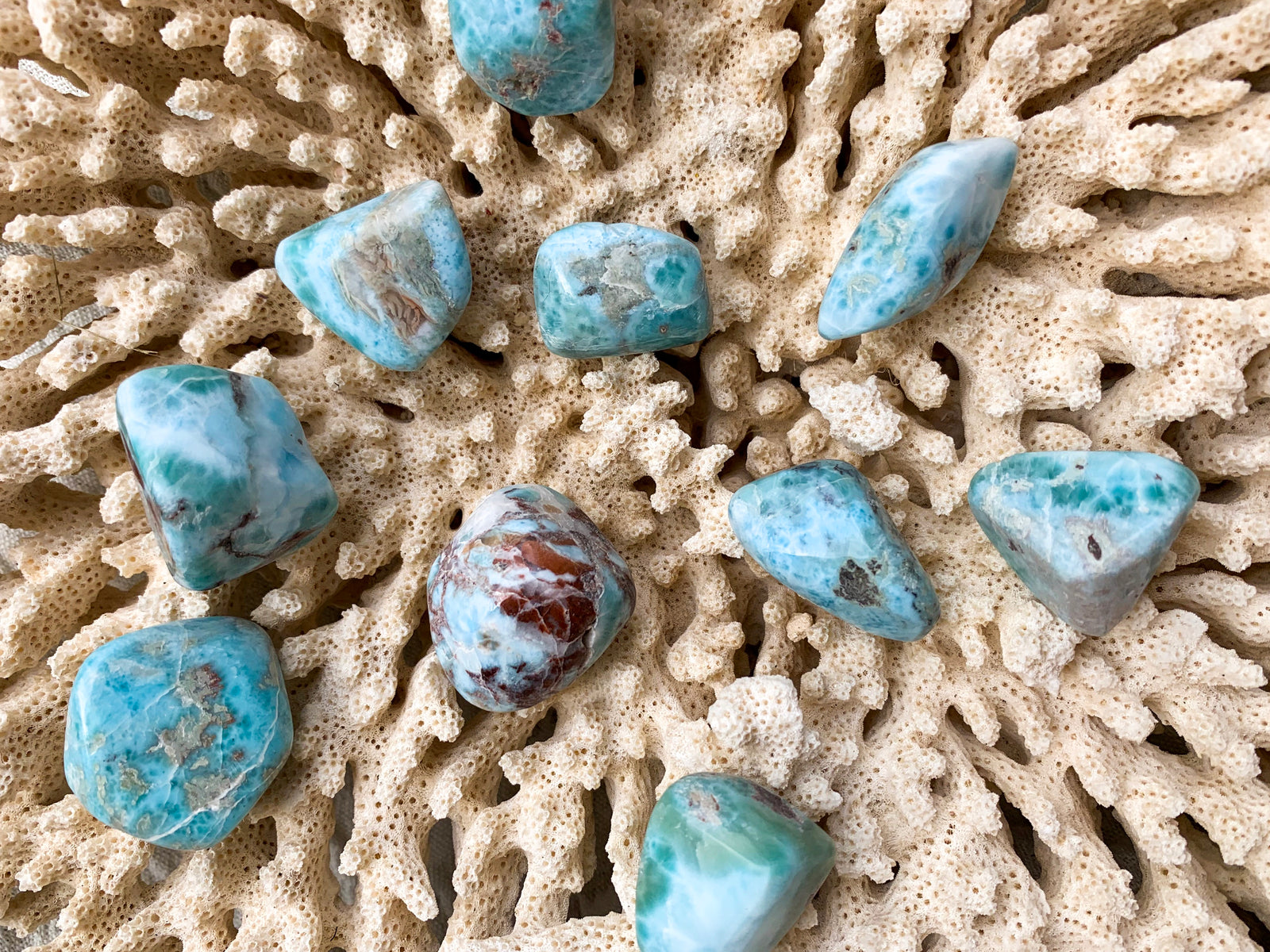 Larimar Tumbled Stone