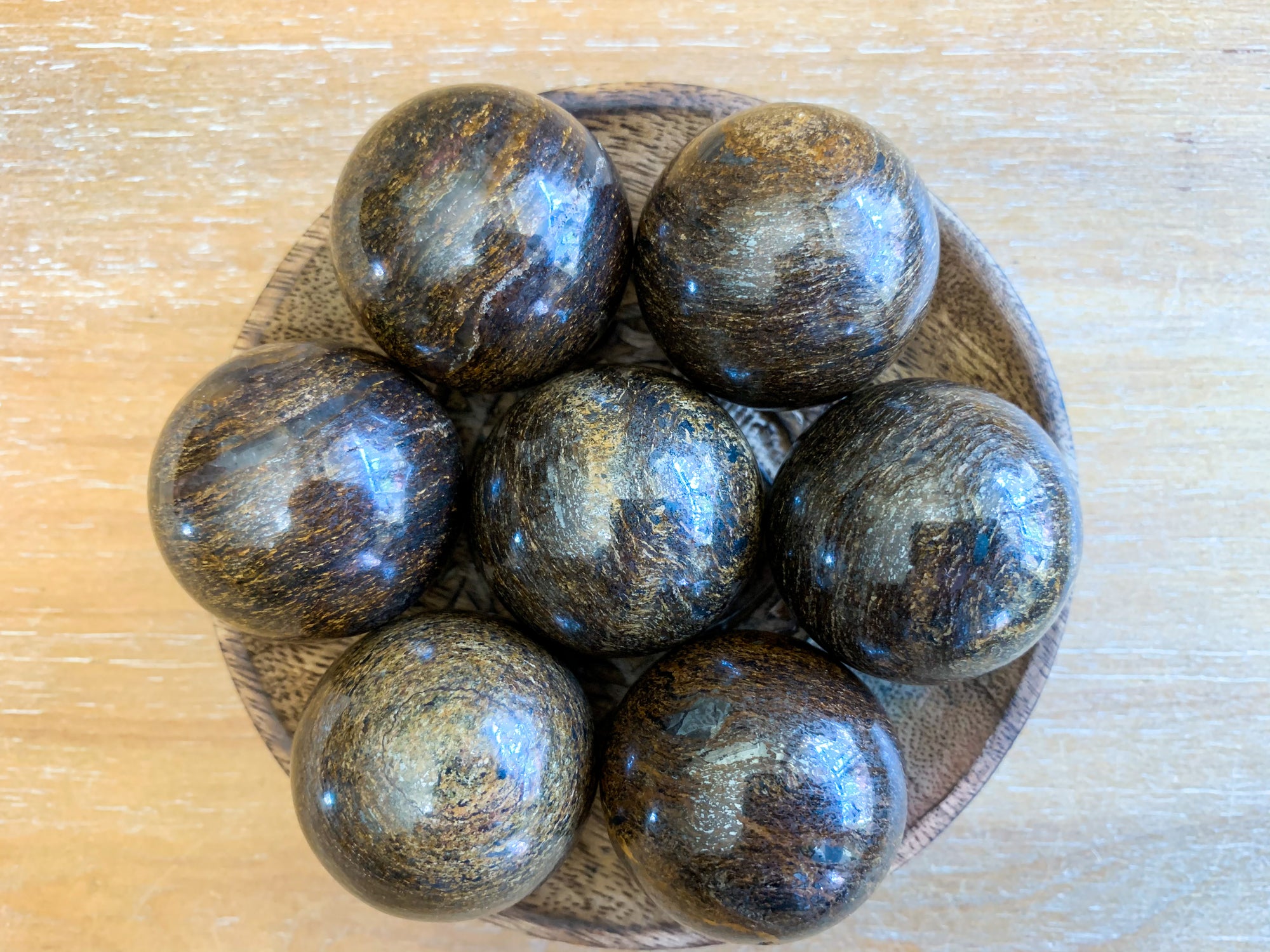 Bronzite Sphere