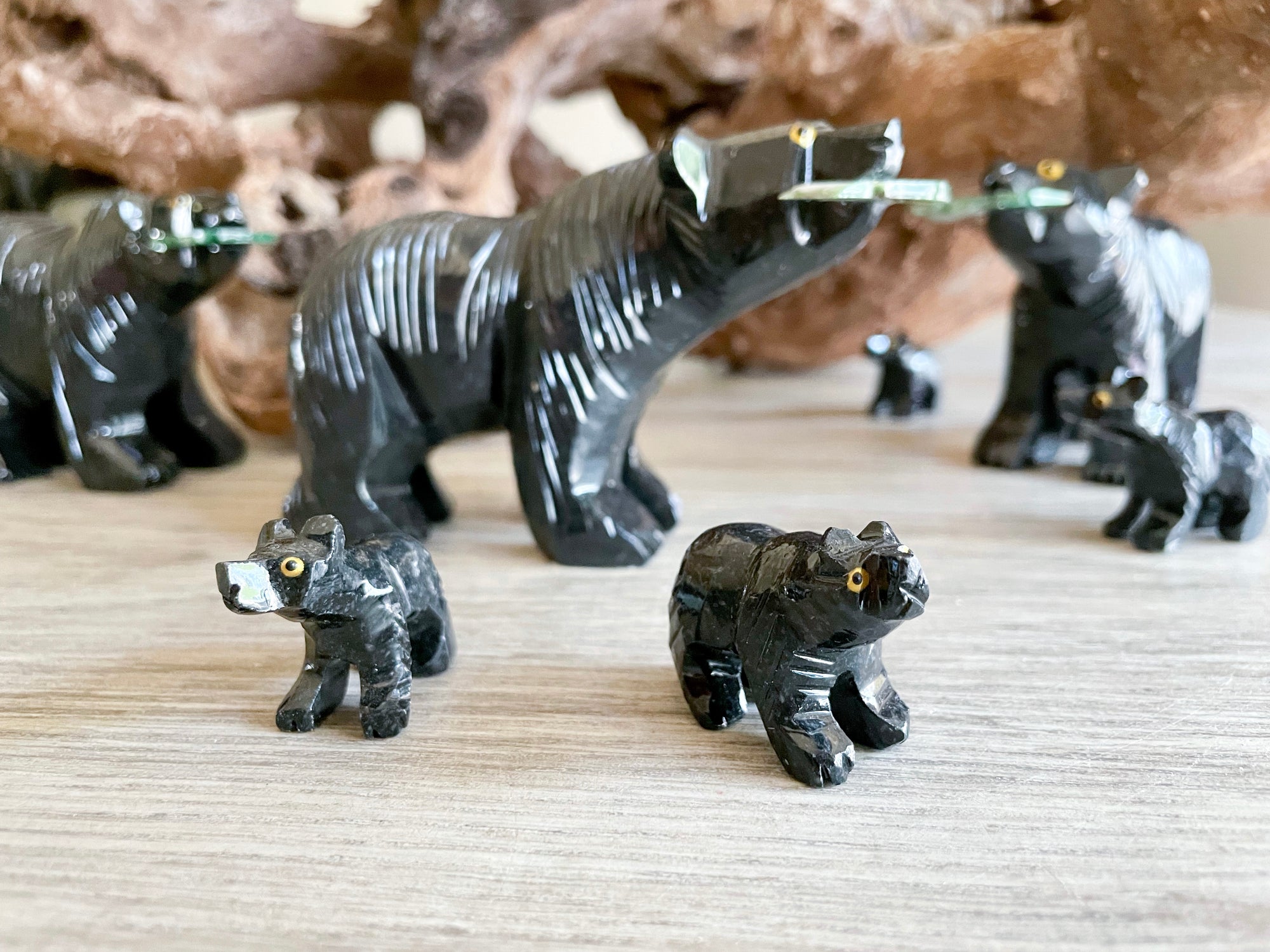 Black Onyx Bear Family