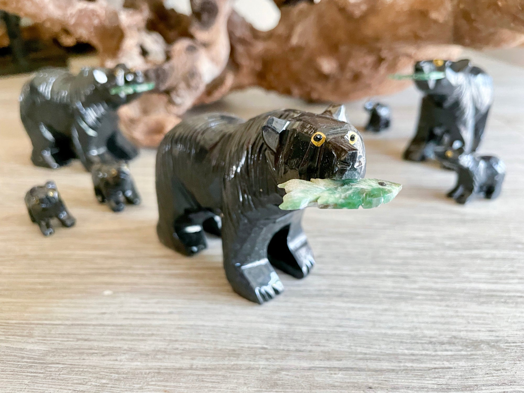 Black Onyx Bear Family