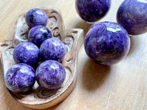 Charoite Sphere