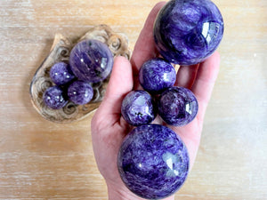 Charoite Sphere