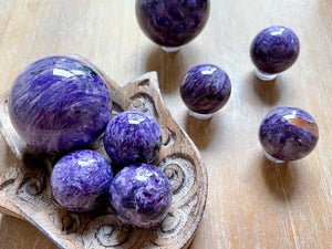 Charoite Sphere