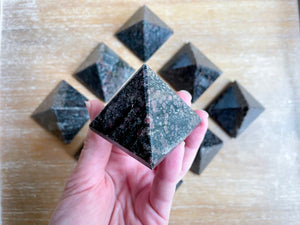 Ruby Spinel Biotite Pyramid