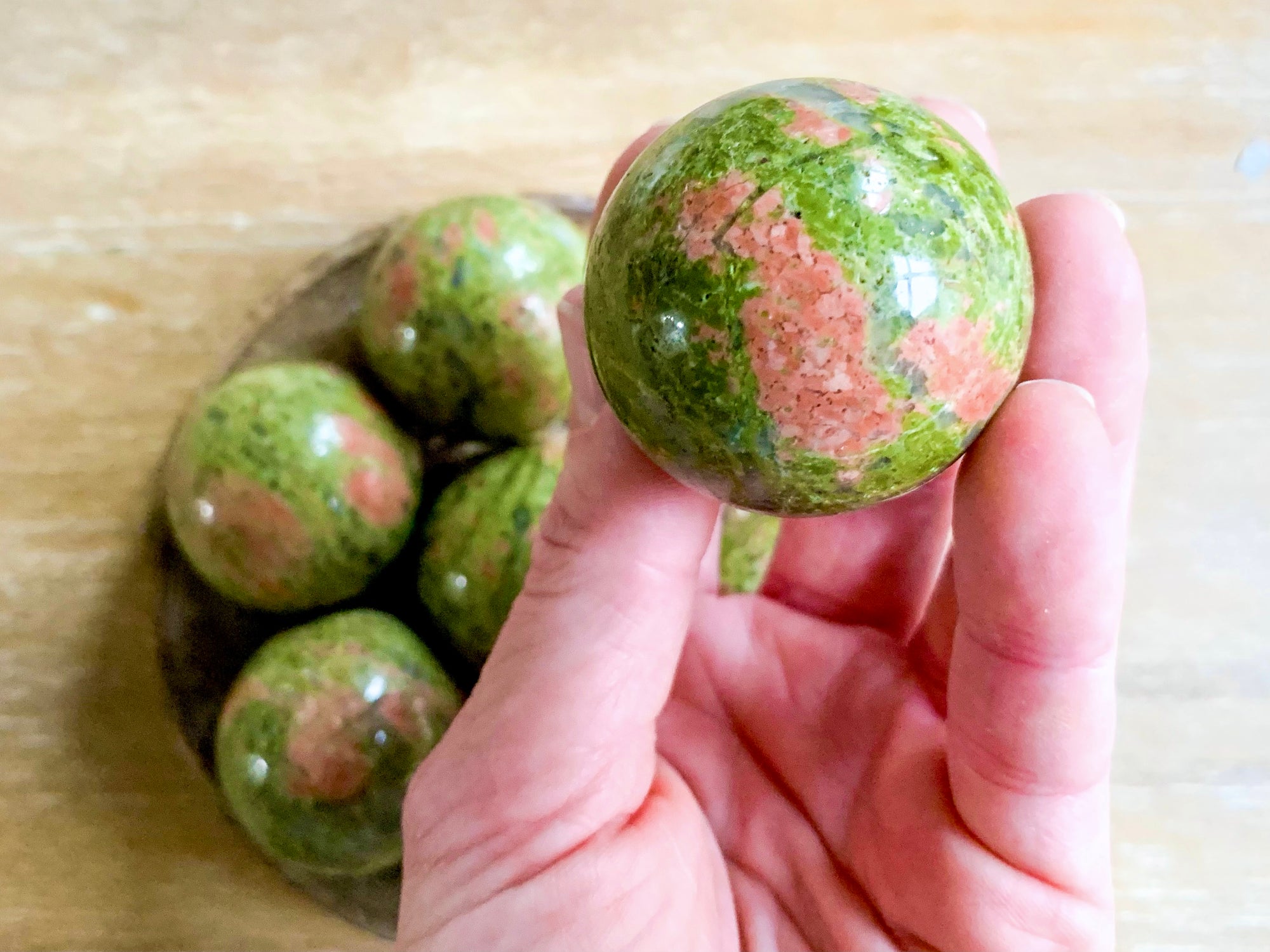 Unakite Sphere