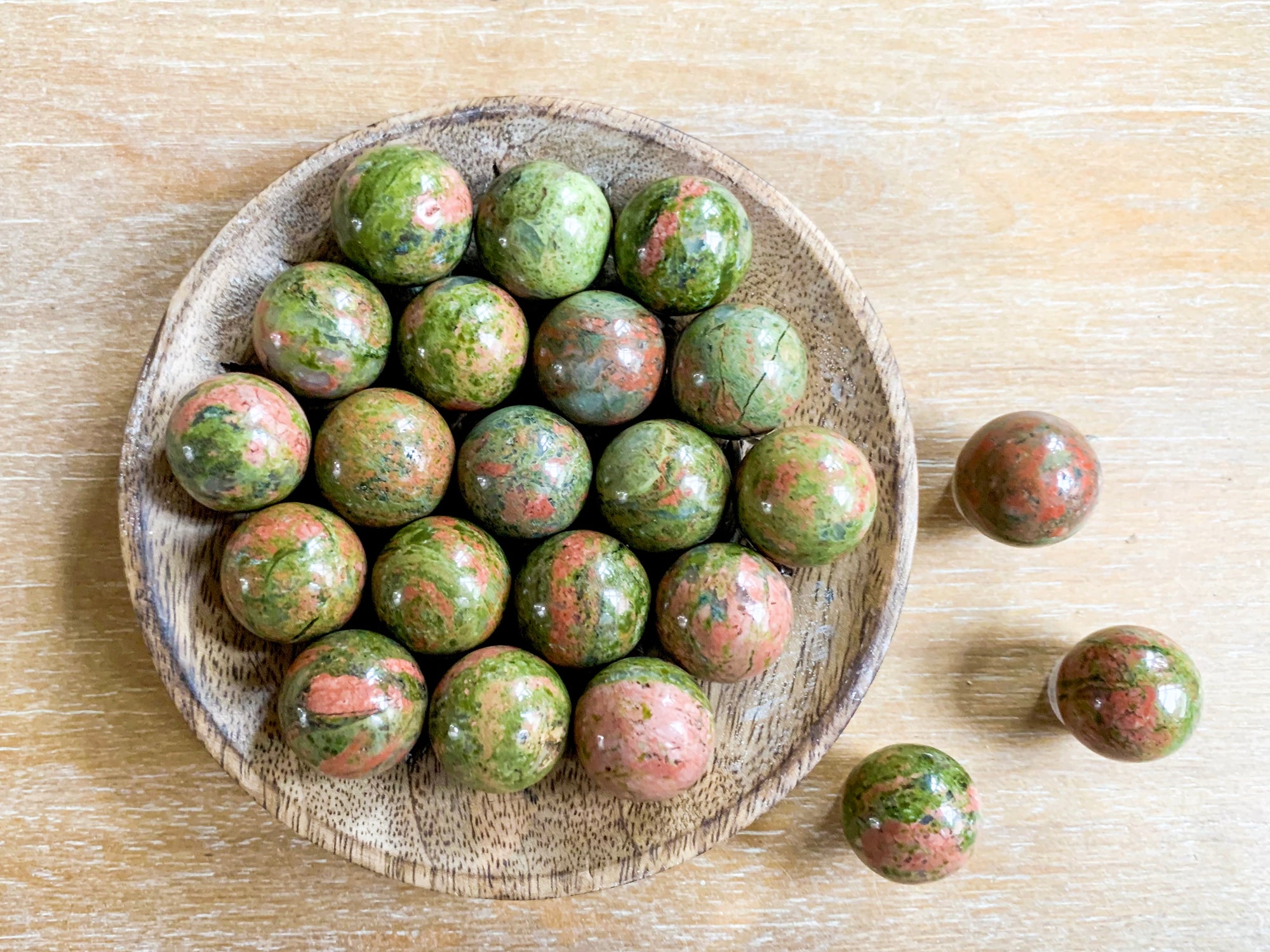 Unakite Sphere || Marble