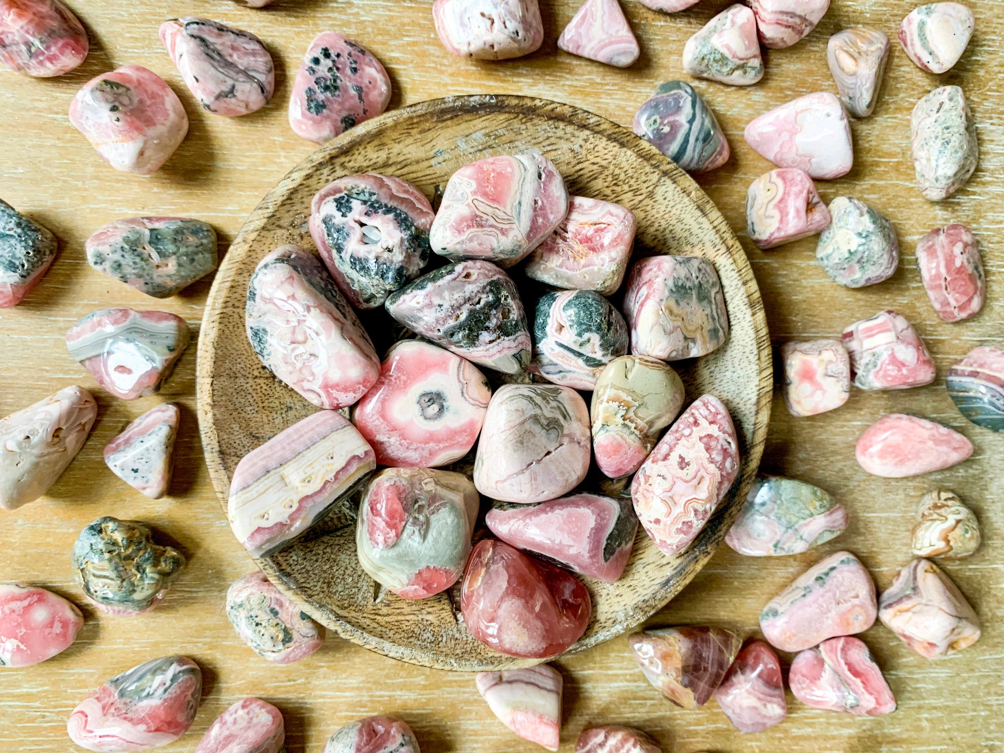 Rhodochrosite Tumbled Stone